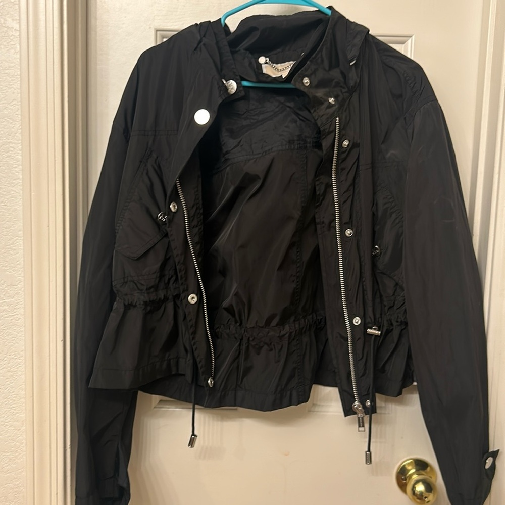 Black short jacket